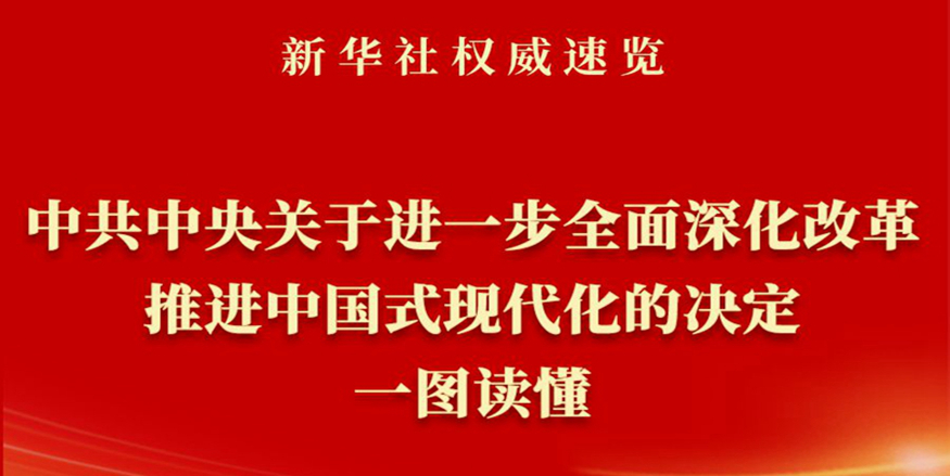 《中共中央關于進一步全面深化改革、推進中國式現(xiàn)代化的決定》一圖讀懂